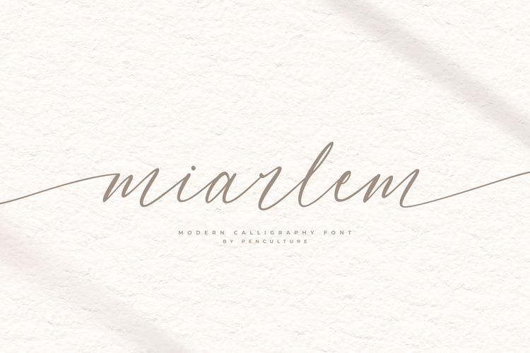 Miarlem Font website image