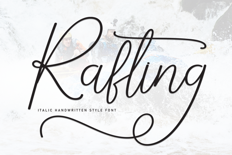 Rafting Font website image