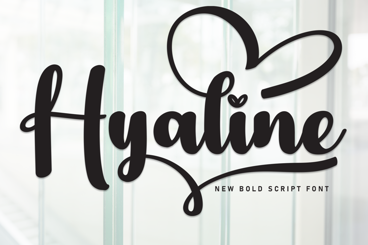 Hyaline Font website image