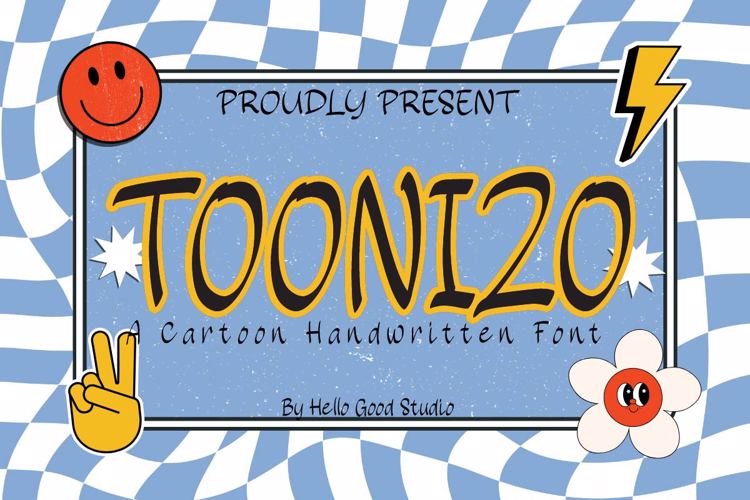 TOONIZO Font website image