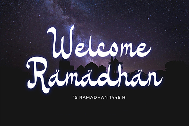 Sajadah Font website image