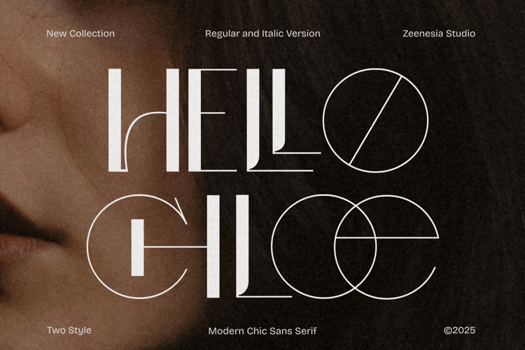 Hello Chloe Font website image