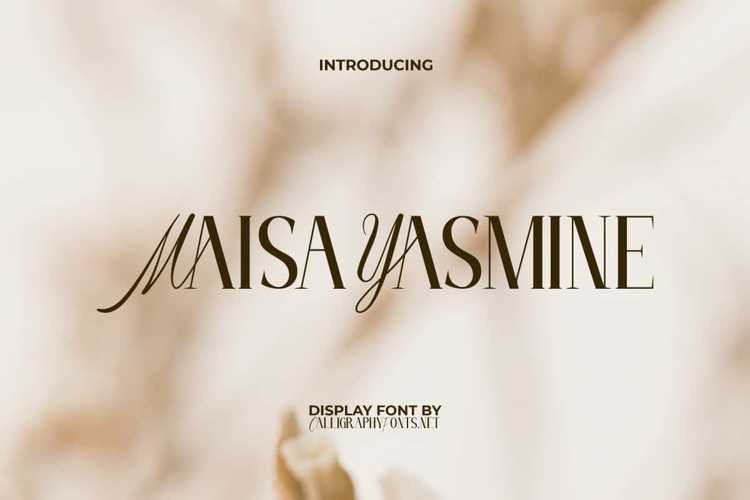 Maisa Yasmine Font website image