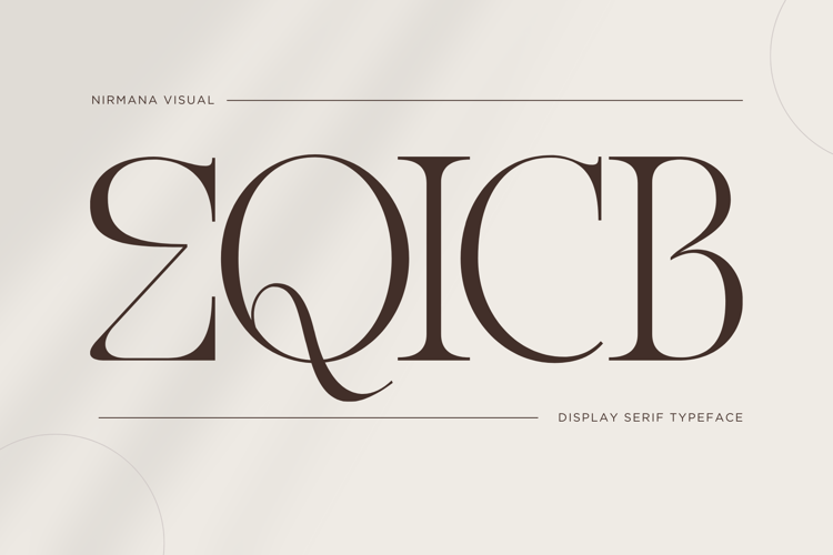 Eqicb Font website image