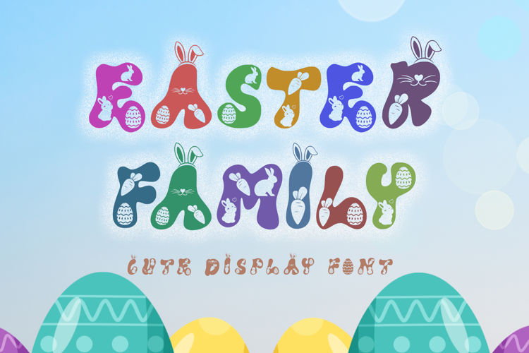 Easter Family Font website image