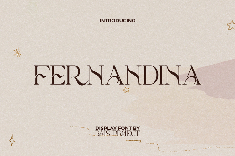 Fernandina Font website image