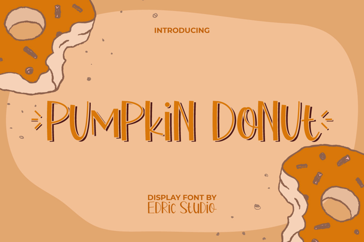 Pumpkin Donut Font website image