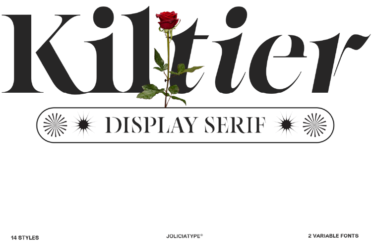 Kiltier Font website image