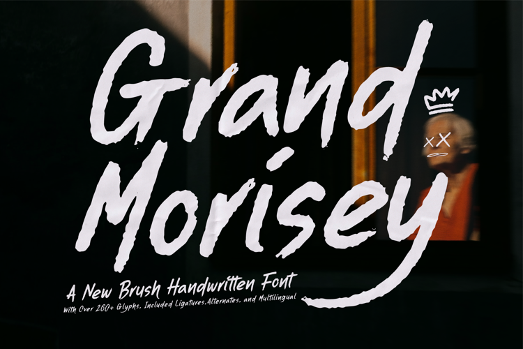 Grand Morisey Font website image