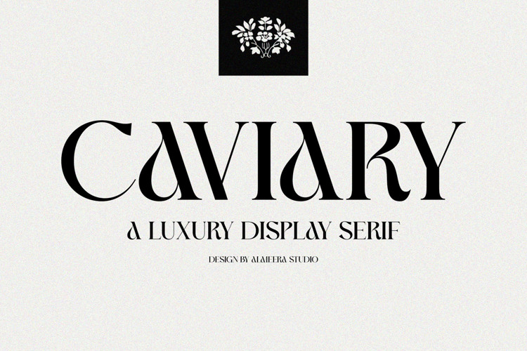 Caviary Font website image