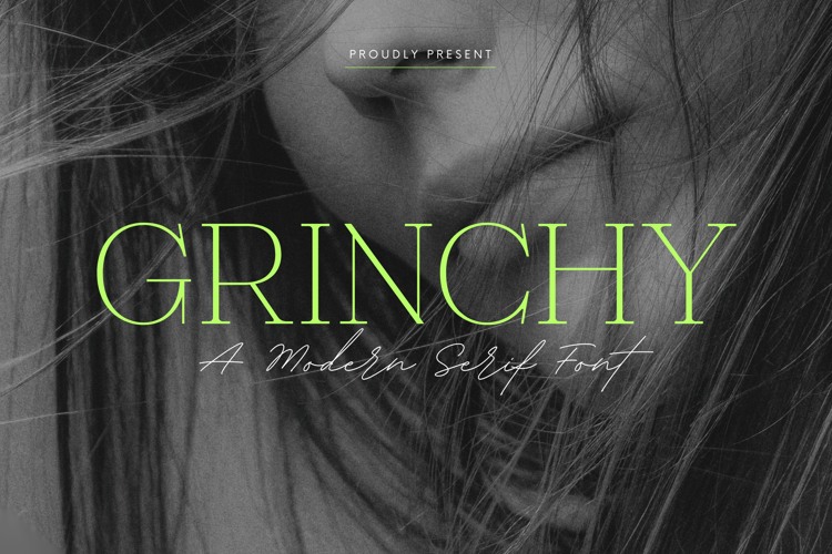 Grinchy Font website image