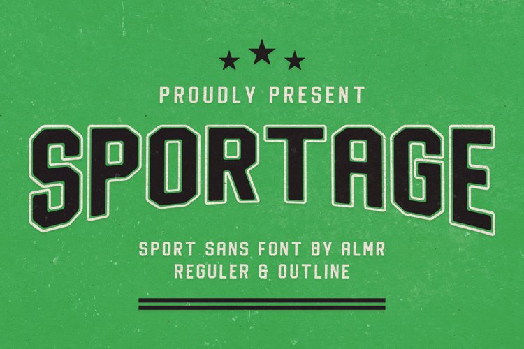 Sportage Font website image