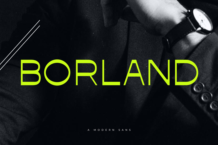 Borland Font website image