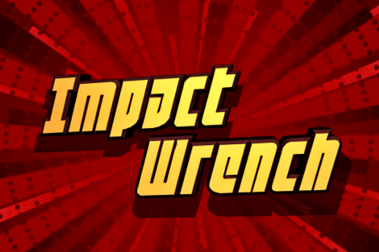 Impact Wrench Font website image