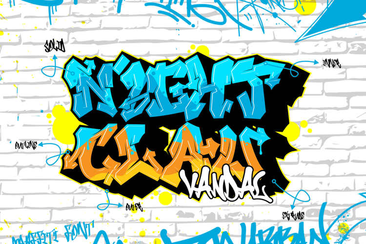 Nightclaw Vandal Reg Solid Font website image