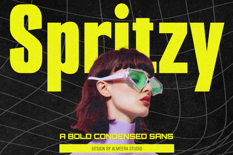 Spritzy Font website image