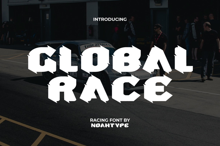 Global Race Font website image