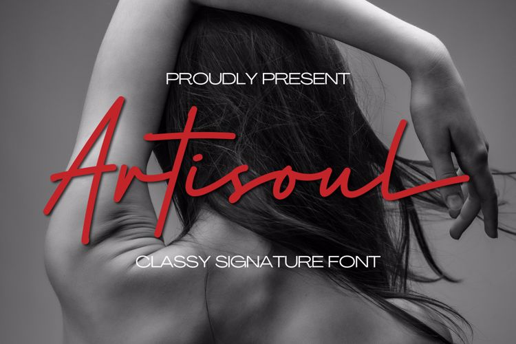 Artisoul Signature Font website image