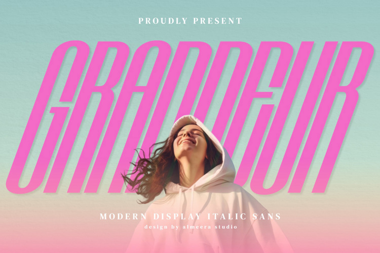 Grandeur Font website image