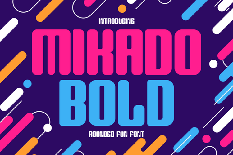 Mikado Bold Font website image
