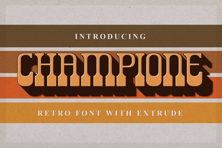 Champione Font website image