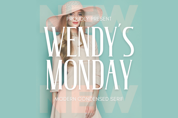 Wendy ‘s Monday Font website image