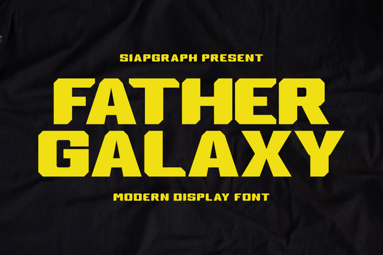 Father Galaxy Font website image