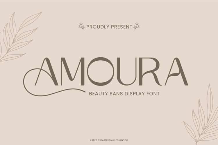 AMOURA Font website image