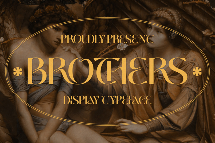 Brothers Typeface Font website image