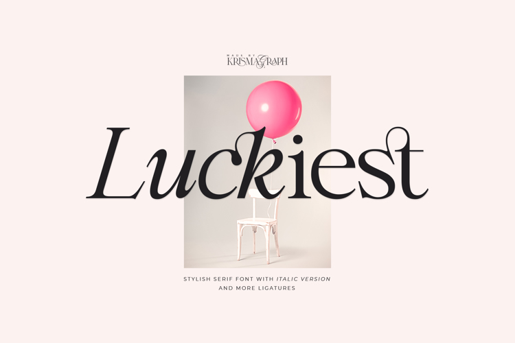 Luckiest Font website image
