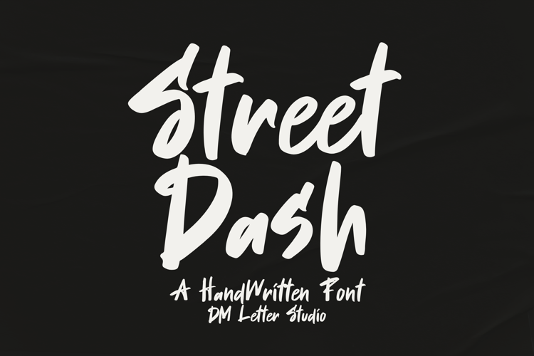Street Dash Font website image