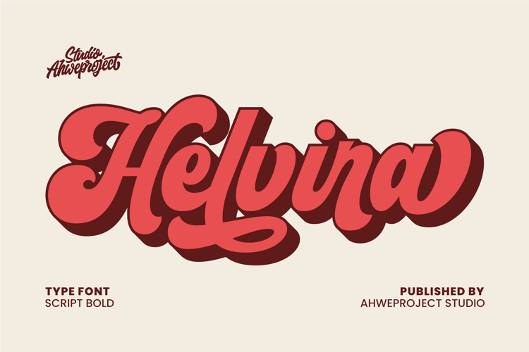 Helvira Font website image