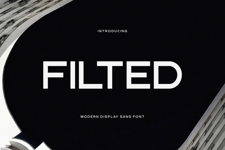 Filted Font website image