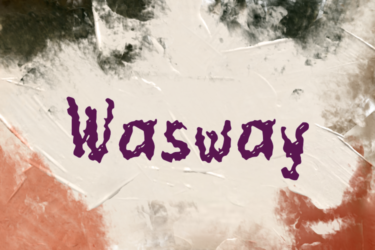 w Wasway Font website image