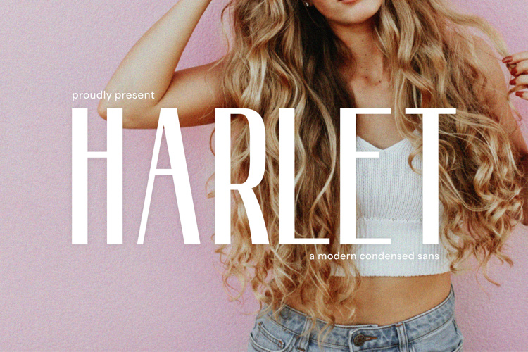 Harlet Font website image