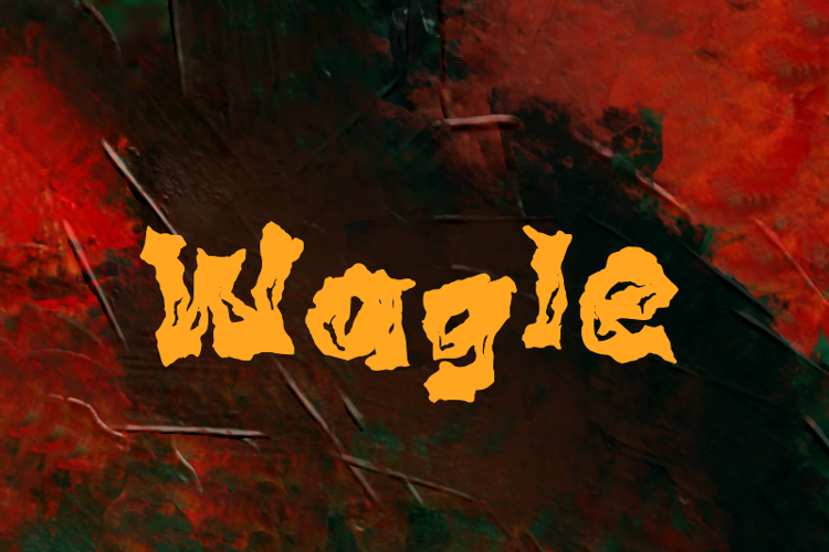 w Wagle Font website image