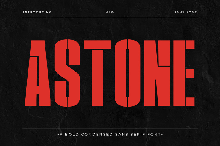 Astone Font website image