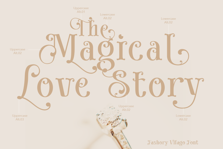 Fashory Vilago Font website image
