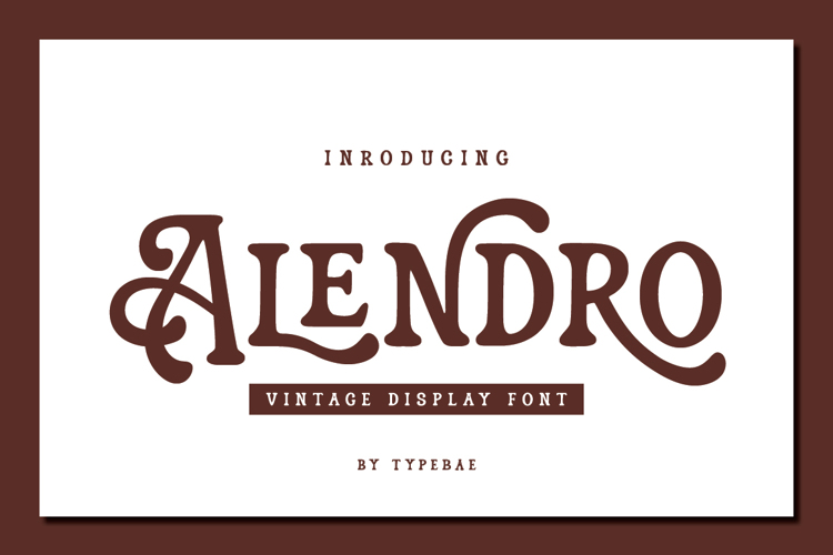 Alendro Font website image