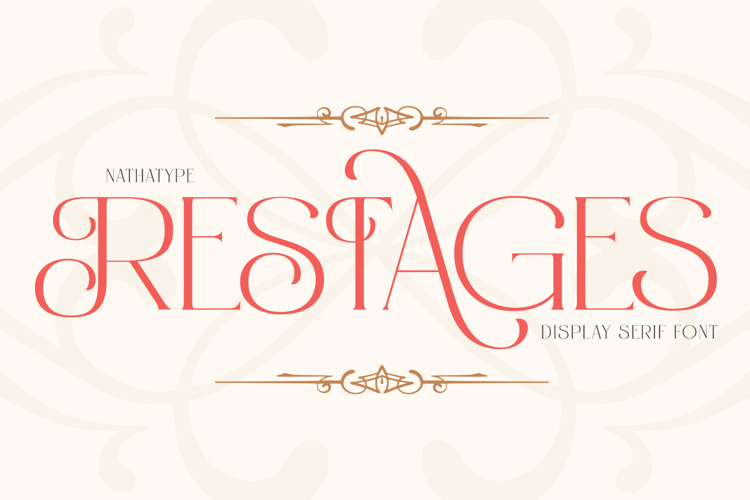 Restages Font website image
