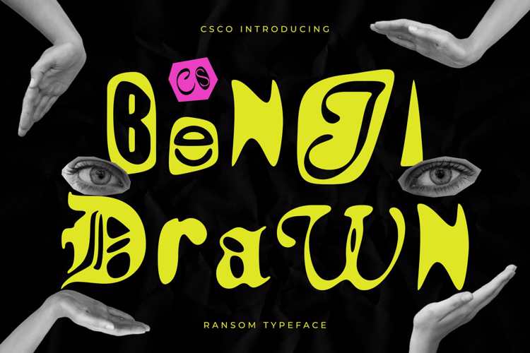 CS Benji Drawn Font website image