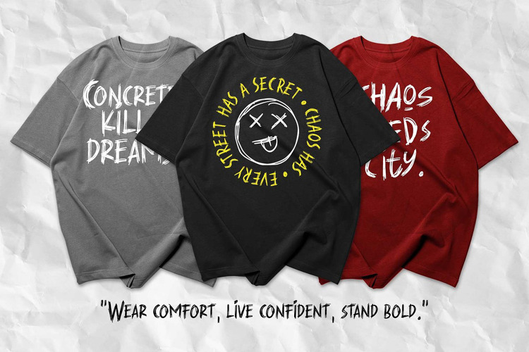 Against Madness Font website image