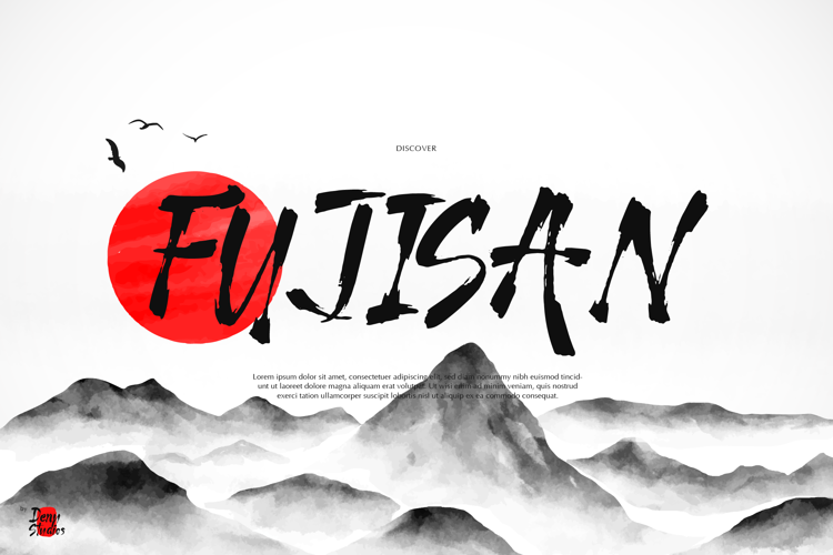 Shinkai Ink Font website image