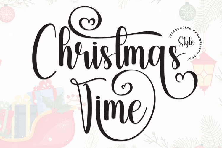 Christmas Time Font website image