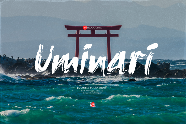Uminari Font website image