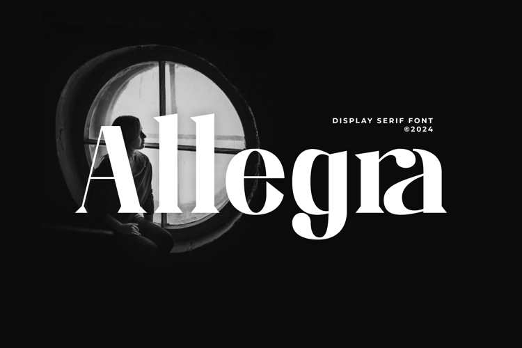 Allegra Font website image