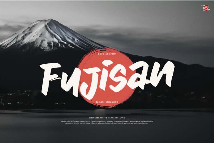 Tenshoku Font website image