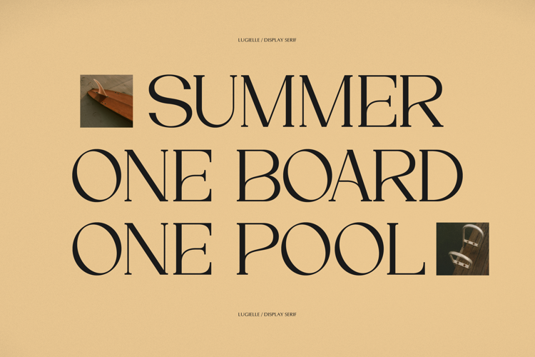 Lugielle Font website image