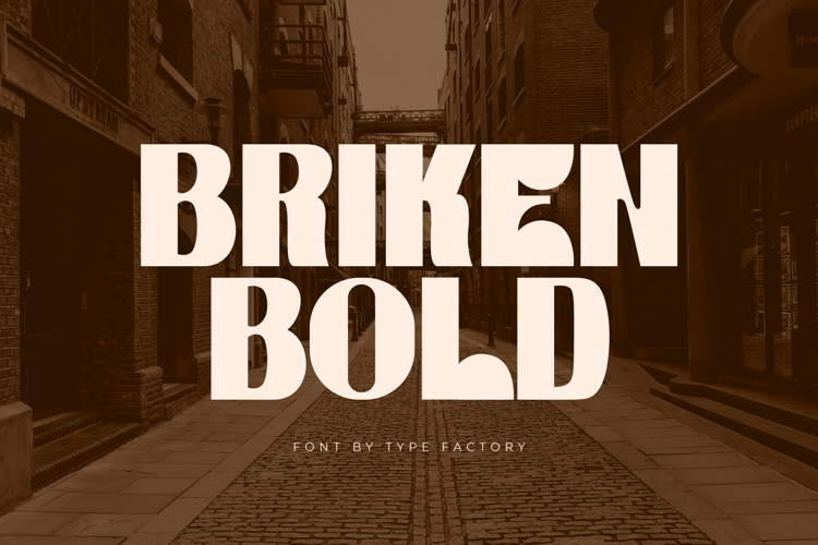 Brikenbold Font website image