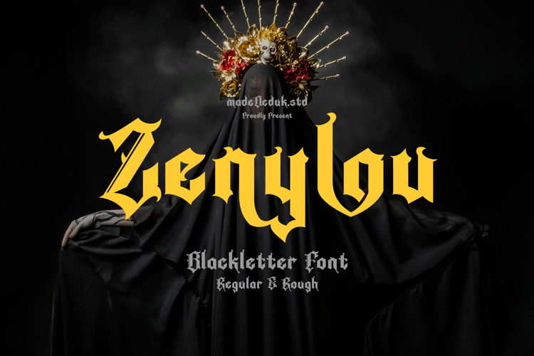 Zenylou Font website image